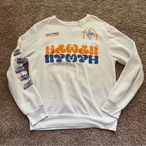 Love Fitness Hawaii crewneck sweater